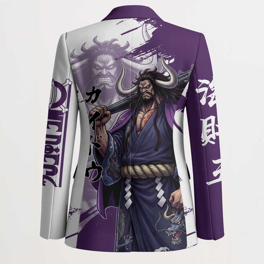 Kaido Anime Blazer One Piece Oni Warlord Graphic