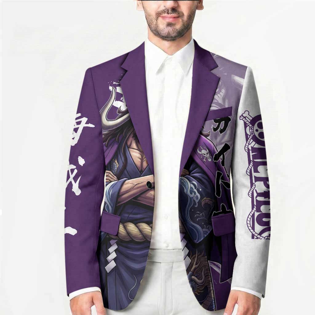 Kaido Anime Blazer One Piece Oni Warlord Graphic