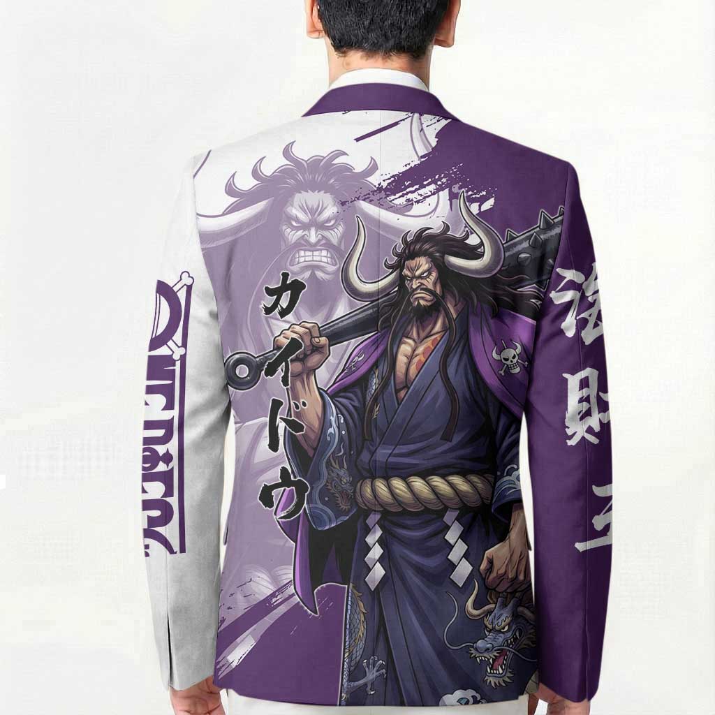 Kaido Anime Blazer One Piece Oni Warlord Graphic