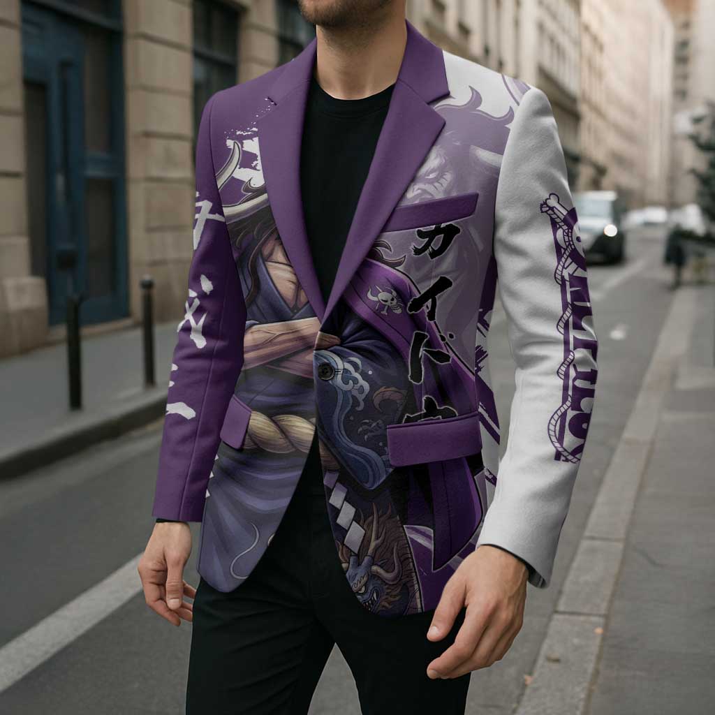 Kaido Anime Blazer One Piece Oni Warlord Graphic