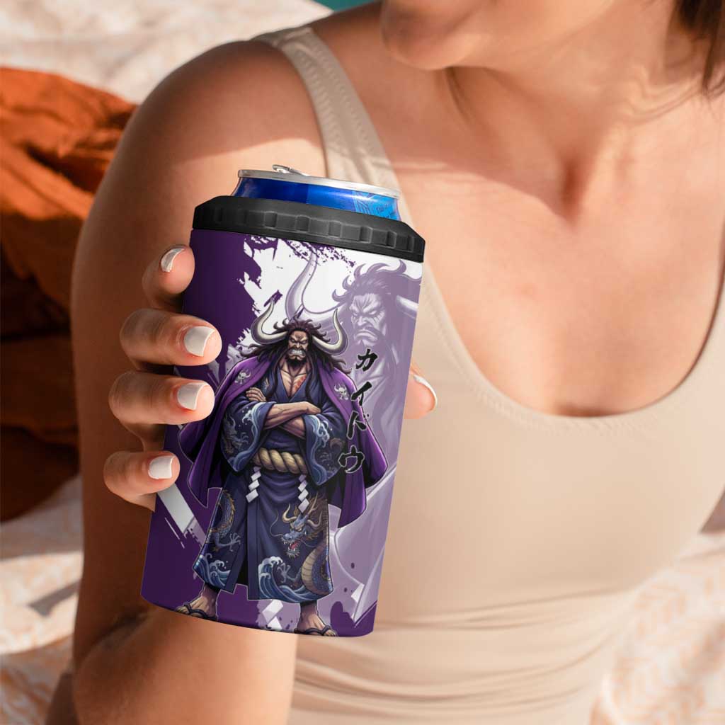 Kaido Anime 4 in 1 Can Cooler Tumbler One Piece Oni Warlord Graphic