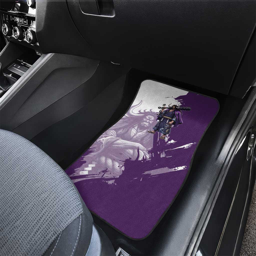 Kaido Anime Car Mats One Piece Oni Warlord Graphic