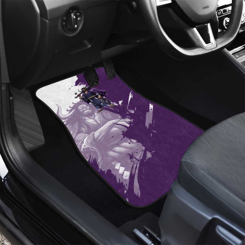 Kaido Anime Car Mats One Piece Oni Warlord Graphic