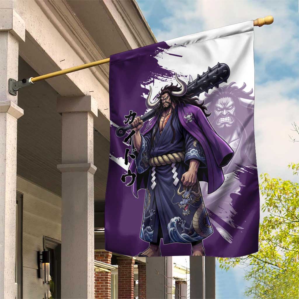 Kaido Anime Garden Flag One Piece Oni Warlord Graphic