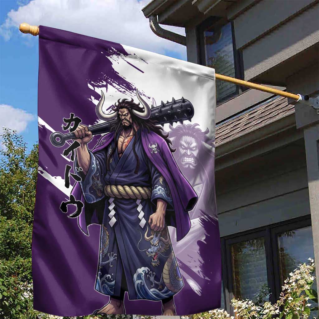 Kaido Anime Garden Flag One Piece Oni Warlord Graphic