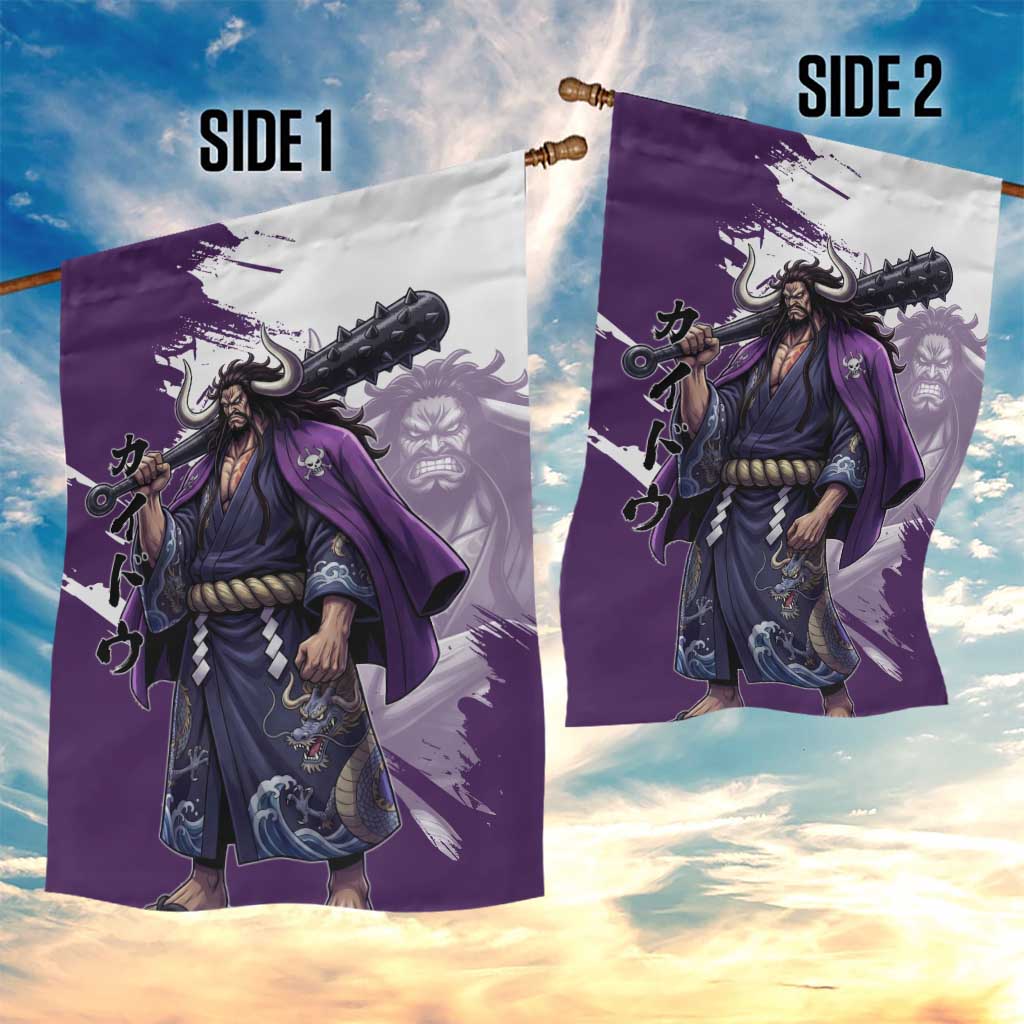Kaido Anime Garden Flag One Piece Oni Warlord Graphic