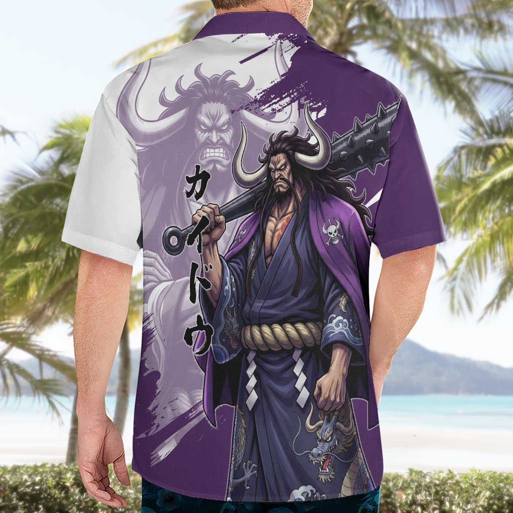 Kaido Anime Hawaiian Shirt One Piece Oni Warlord Graphic
