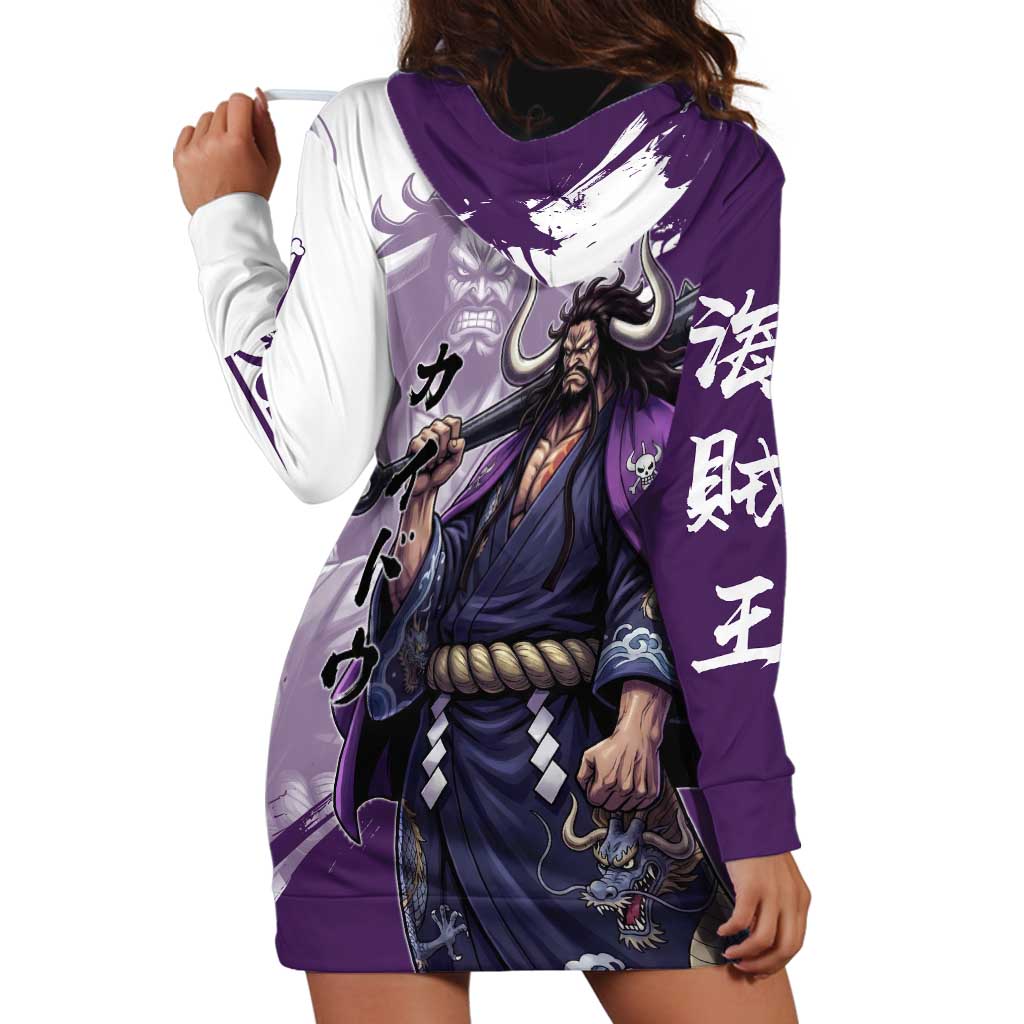 Kaido Anime Hoodie Dress One Piece Oni Warlord Graphic