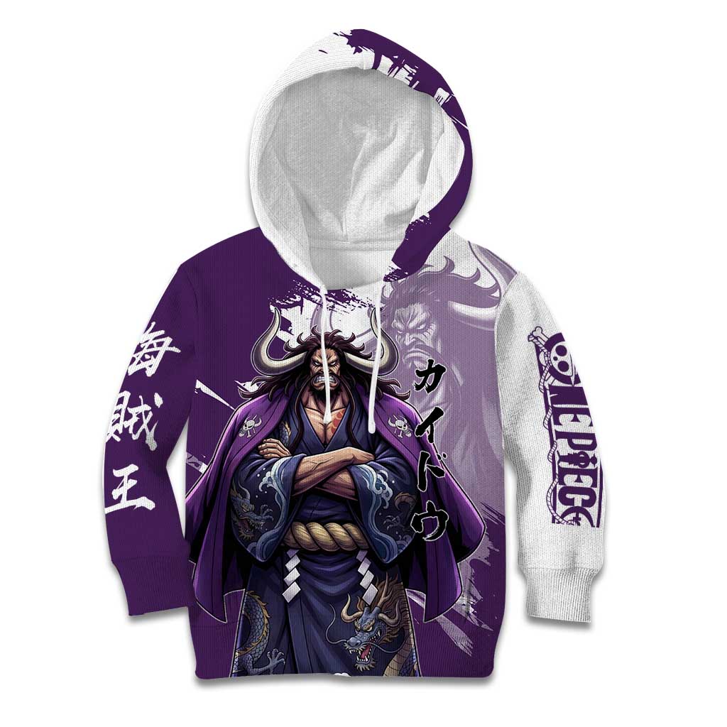 Kaido Anime Kid Hoodie One Piece Oni Warlord Graphic