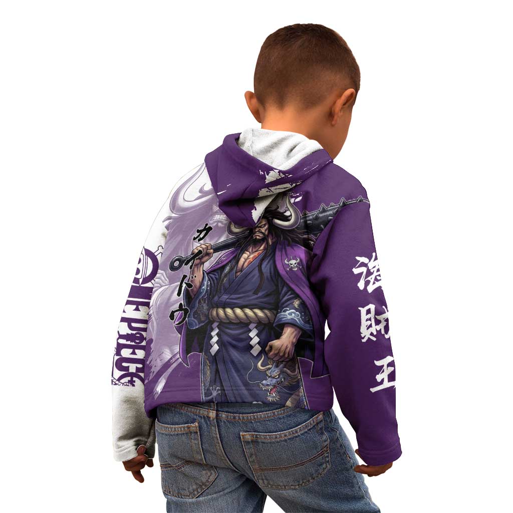 Kaido Anime Kid Hoodie One Piece Oni Warlord Graphic