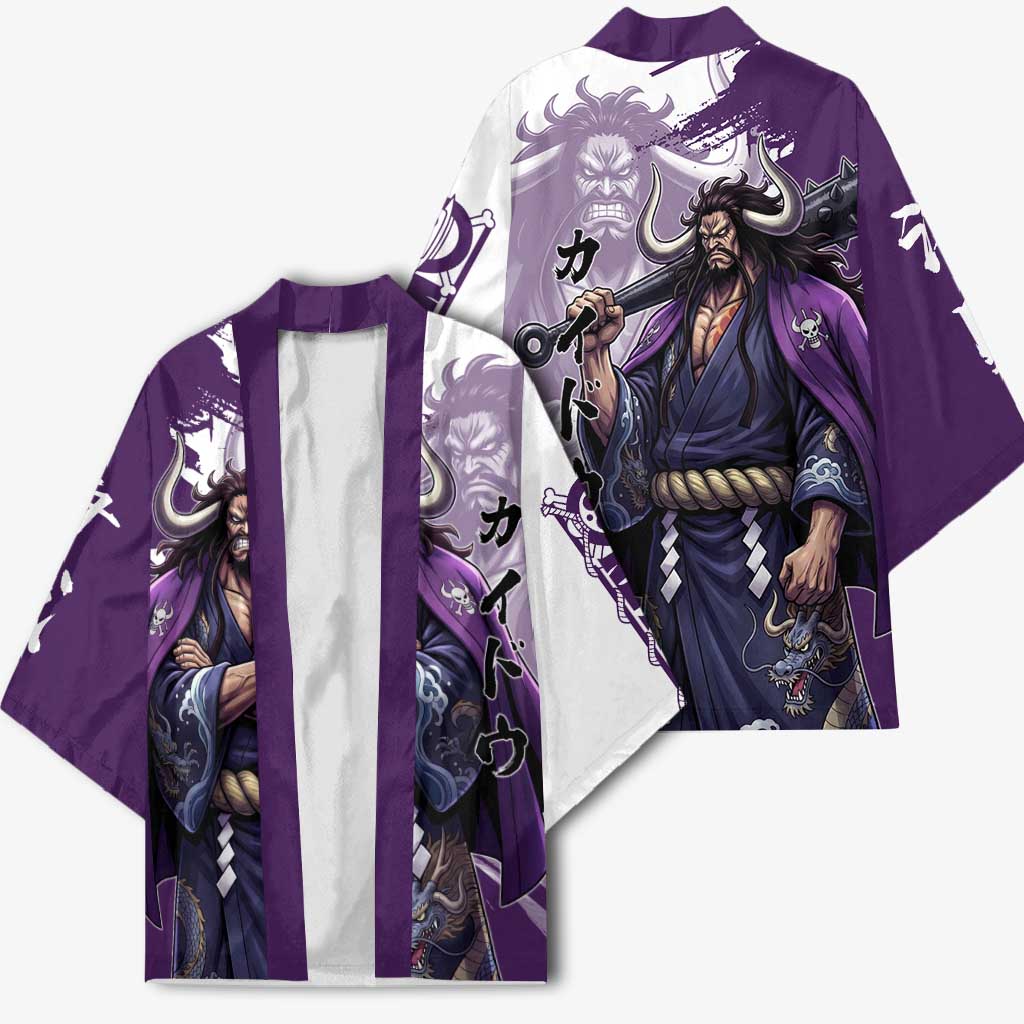 Kaido Anime Kimono One Piece Oni Warlord Graphic
