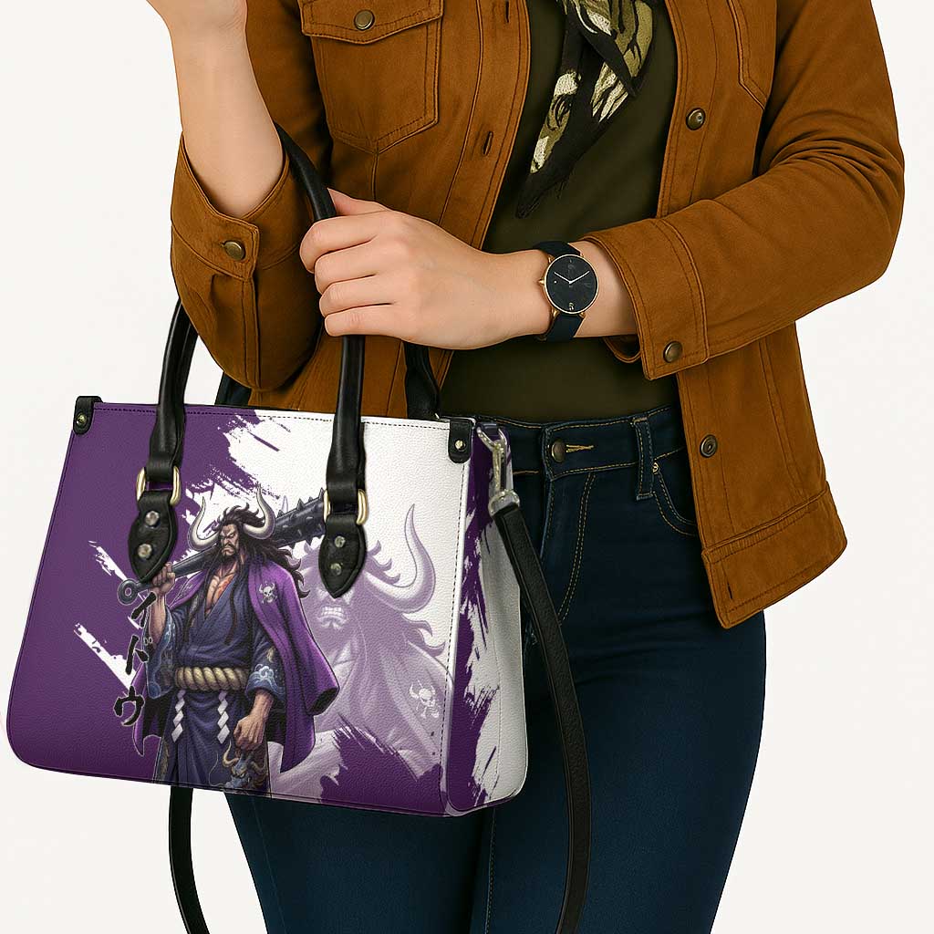 Kaido Anime Leather Bag One Piece Oni Warlord Graphic