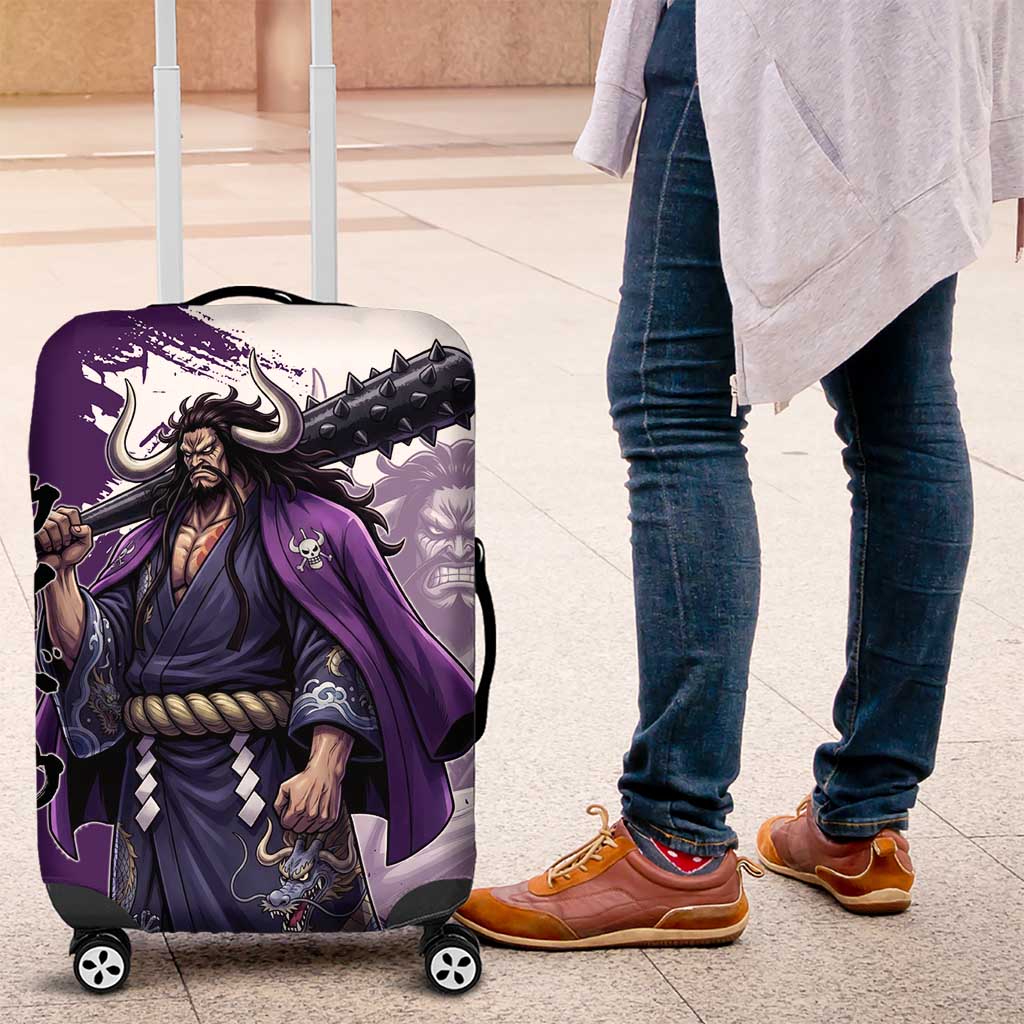 Kaido Anime Luggage Cover One Piece Oni Warlord Graphic
