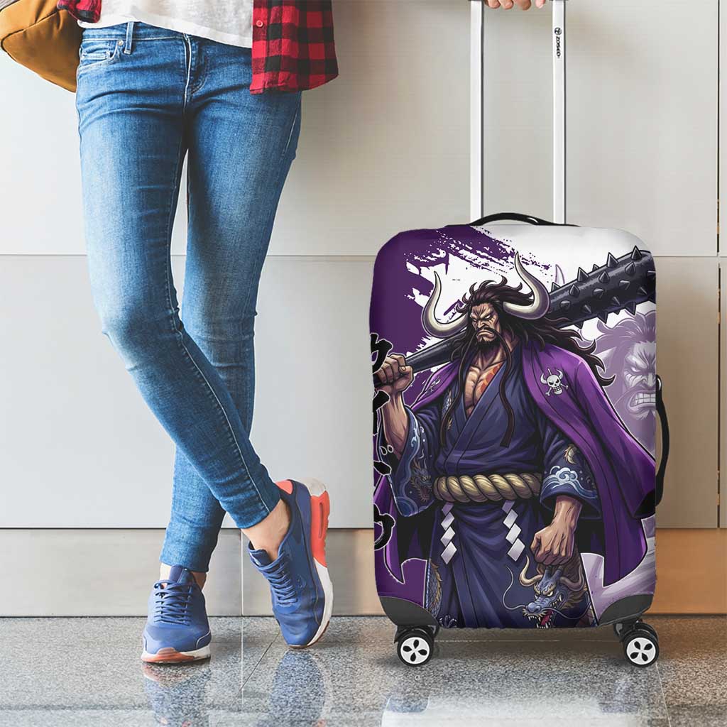Kaido Anime Luggage Cover One Piece Oni Warlord Graphic