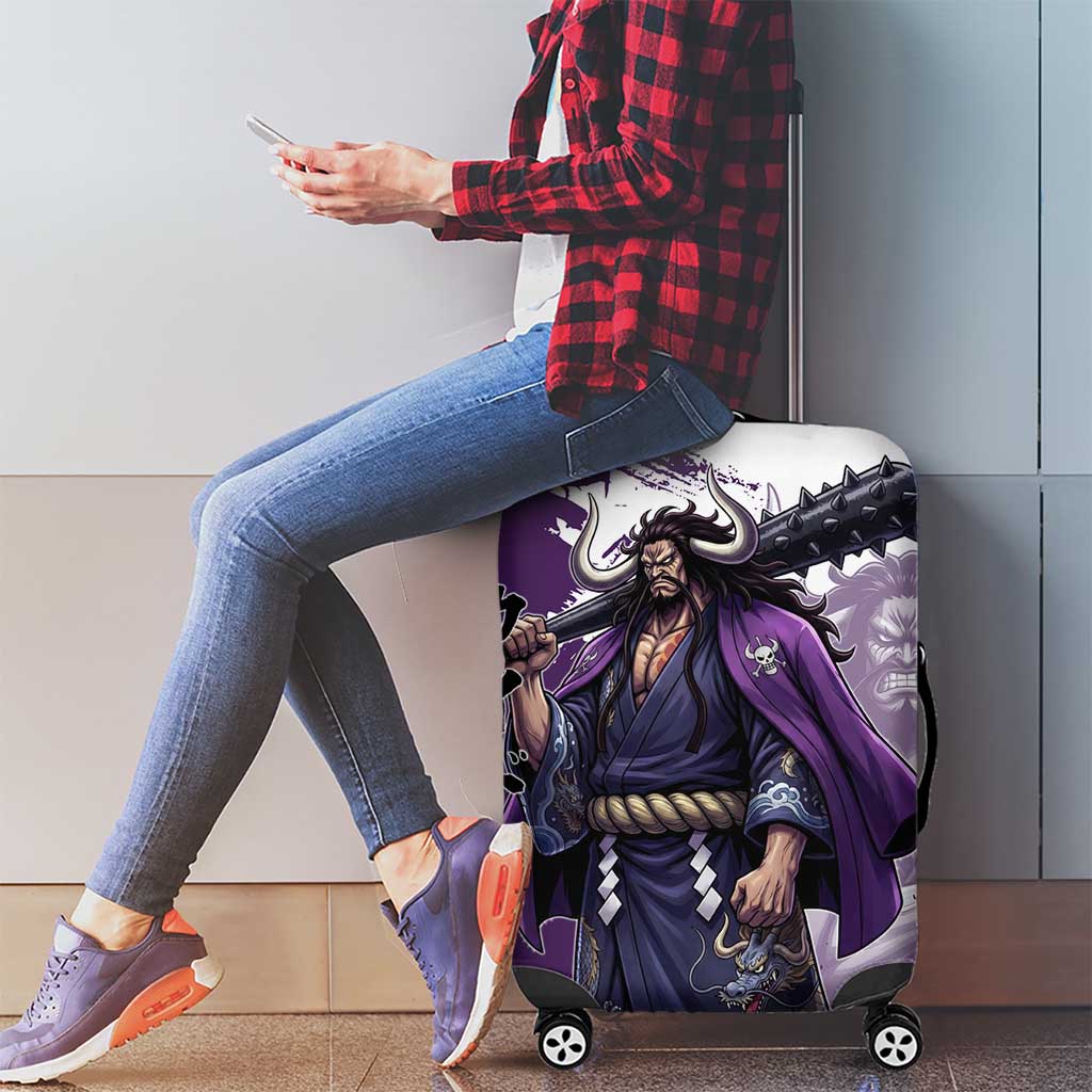 Kaido Anime Luggage Cover One Piece Oni Warlord Graphic