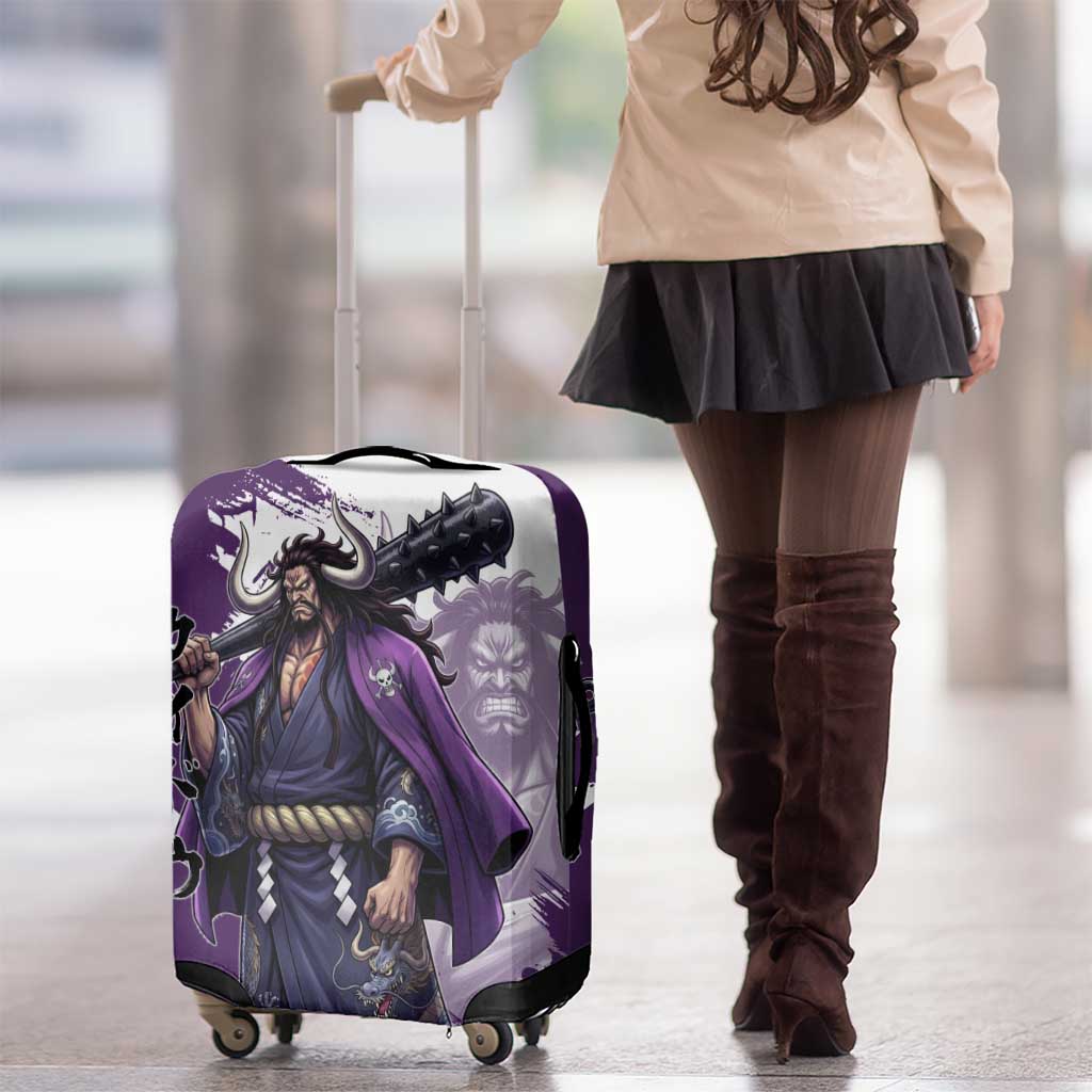 Kaido Anime Luggage Cover One Piece Oni Warlord Graphic