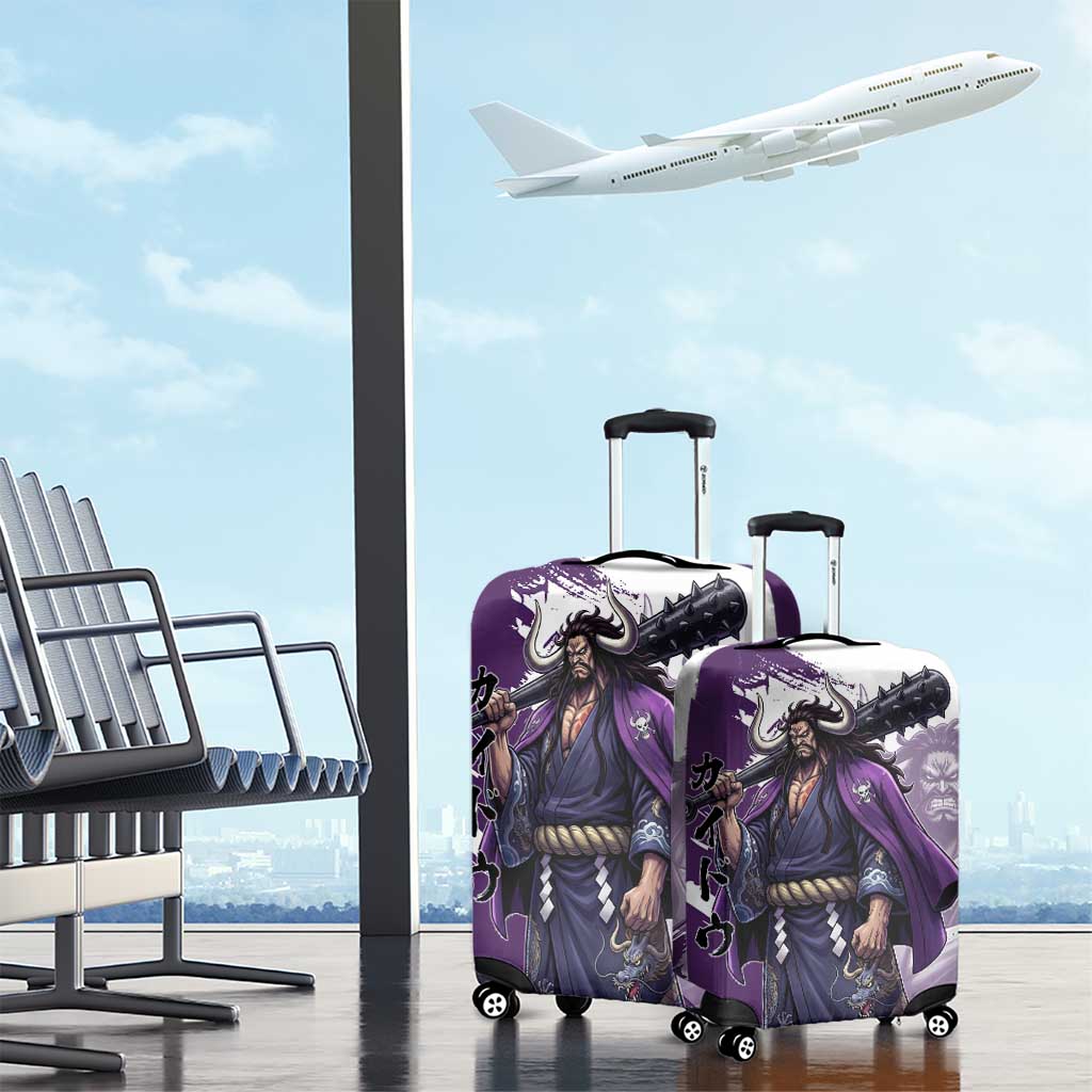 Kaido Anime Luggage Cover One Piece Oni Warlord Graphic