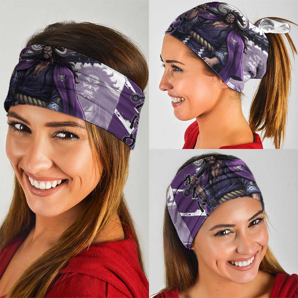 Kaido Anime Neck Gaiter One Piece Oni Warlord Graphic