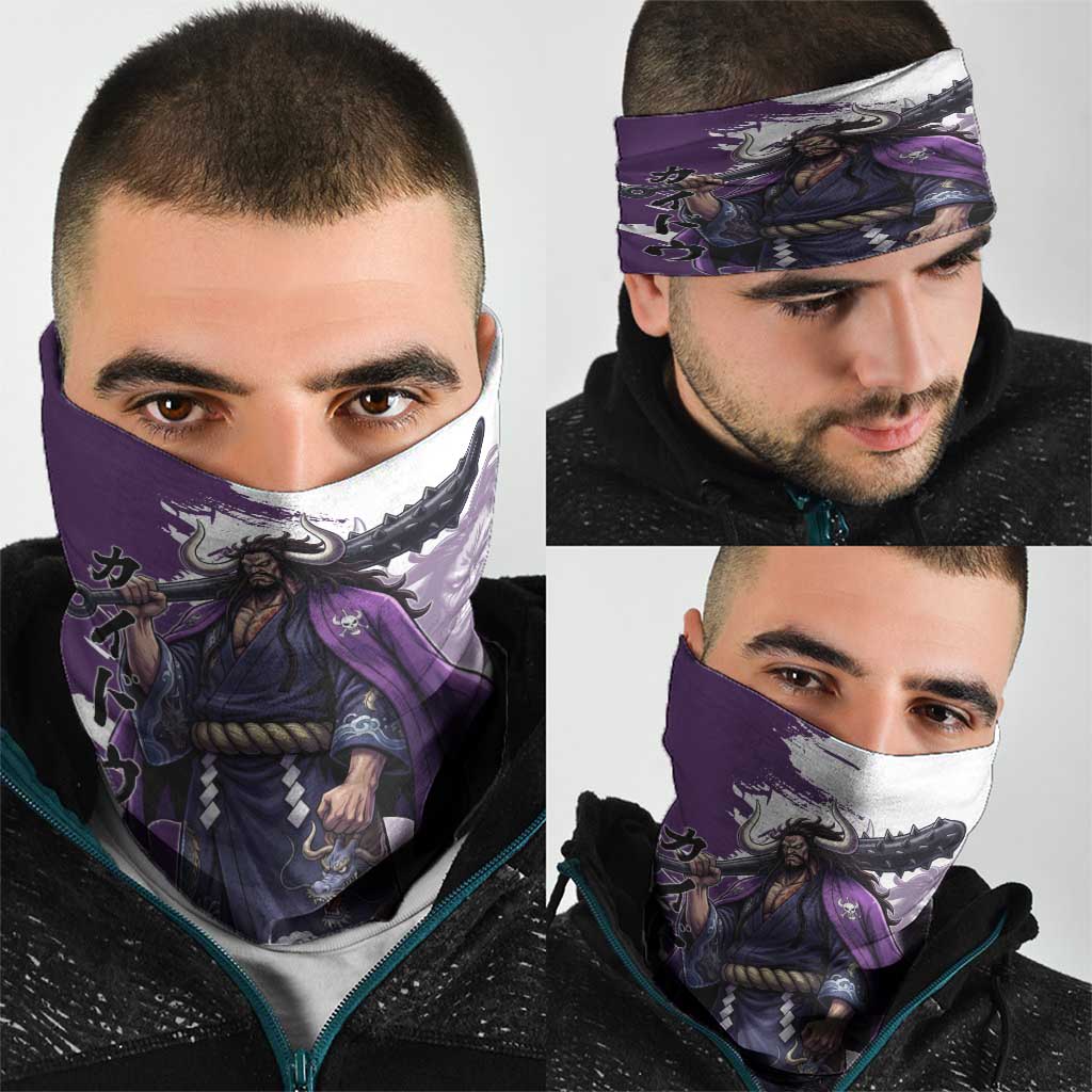 Kaido Anime Neck Gaiter One Piece Oni Warlord Graphic