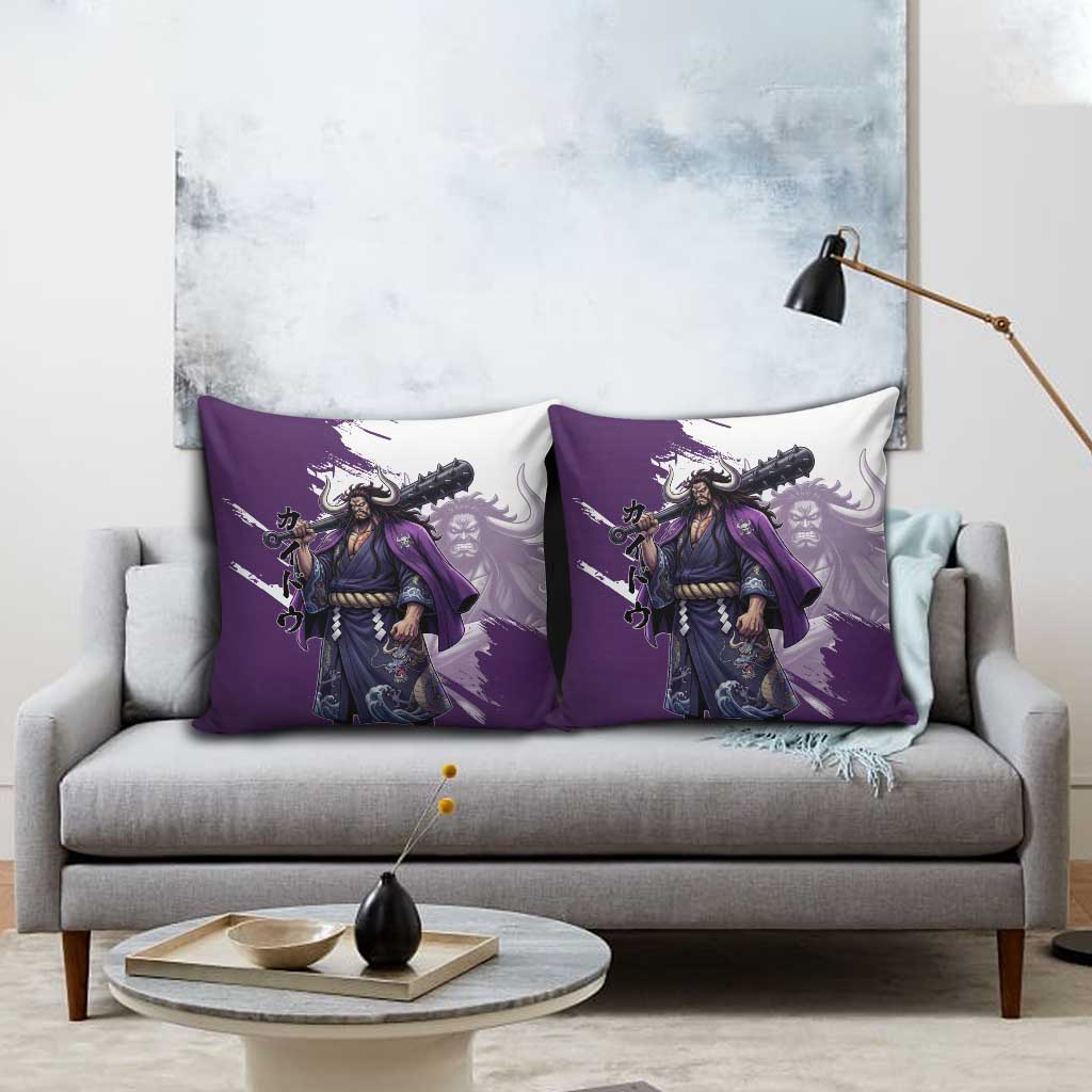 Kaido Anime Pillow Cover One Piece Oni Warlord Graphic