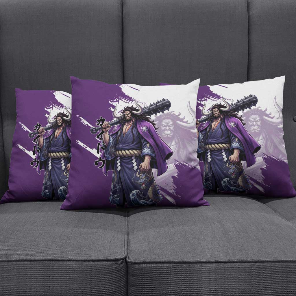 Kaido Anime Pillow Cover One Piece Oni Warlord Graphic