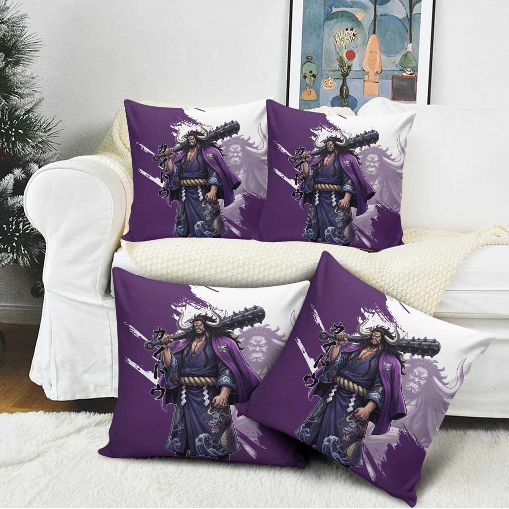 Kaido Anime Pillow Cover One Piece Oni Warlord Graphic