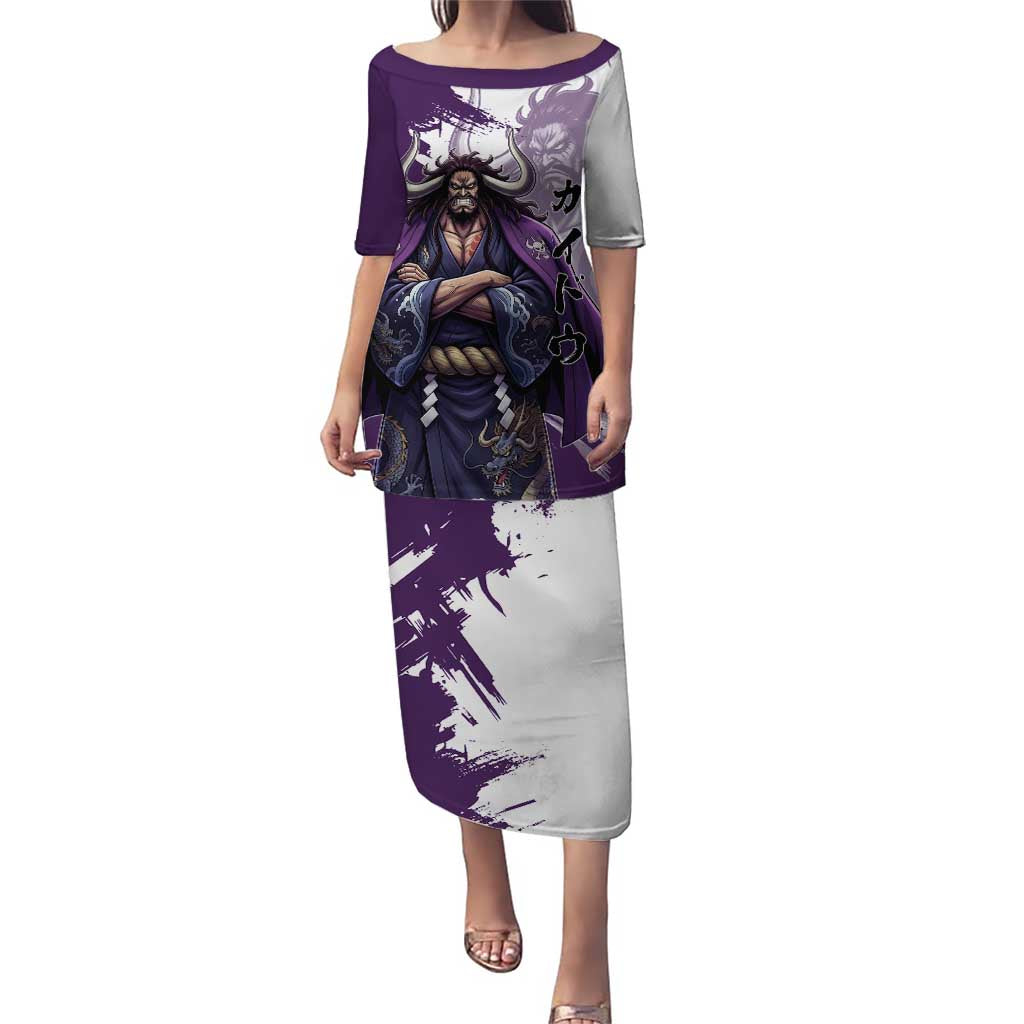 Kaido Anime Puletasi One Piece Oni Warlord Graphic