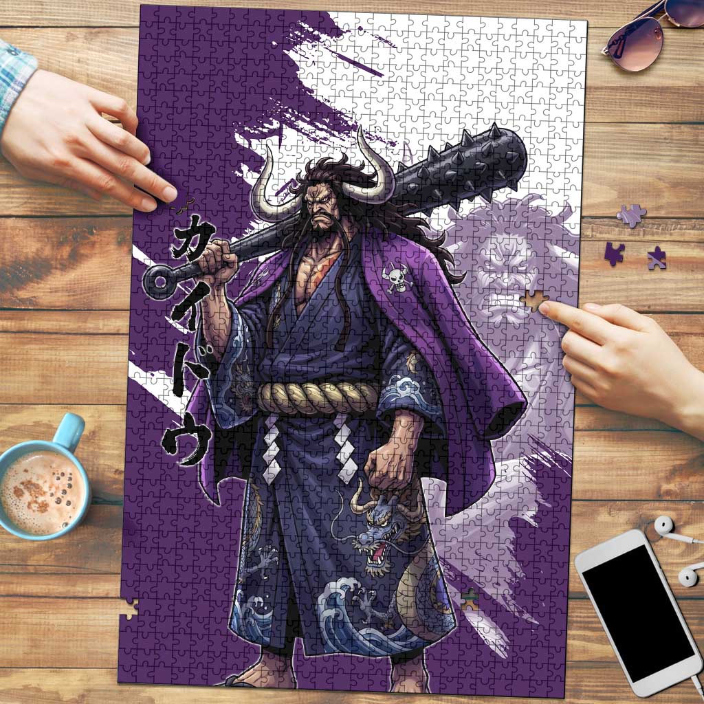 Kaido Anime Puzzle One Piece Oni Warlord Graphic