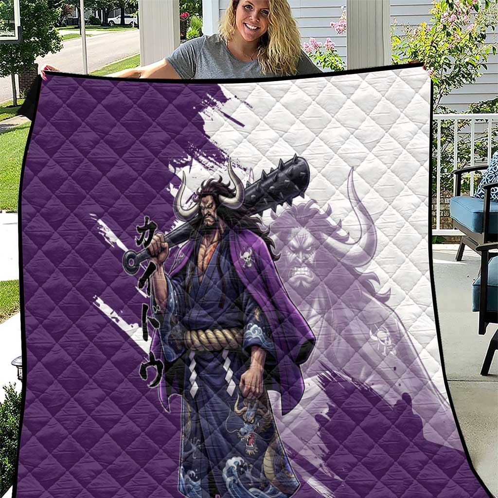 Kaido Anime Quilt One Piece Oni Warlord Graphic