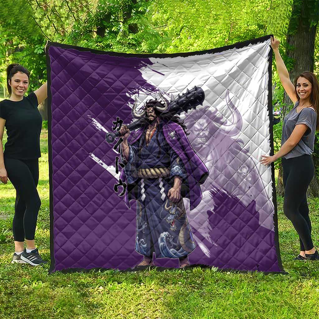 Kaido Anime Quilt One Piece Oni Warlord Graphic