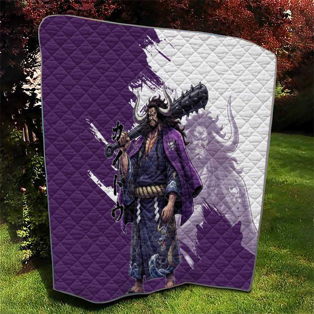 Kaido Anime Quilt One Piece Oni Warlord Graphic