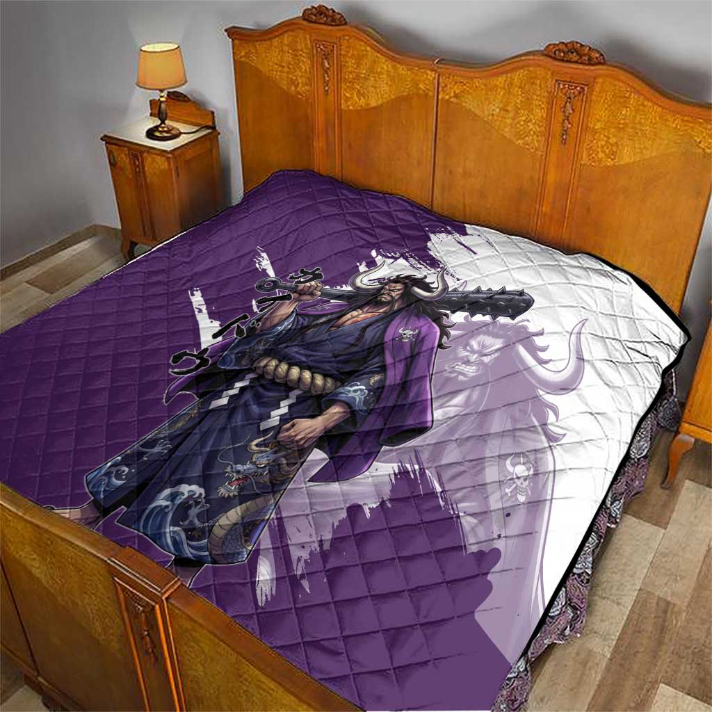 Kaido Anime Quilt One Piece Oni Warlord Graphic