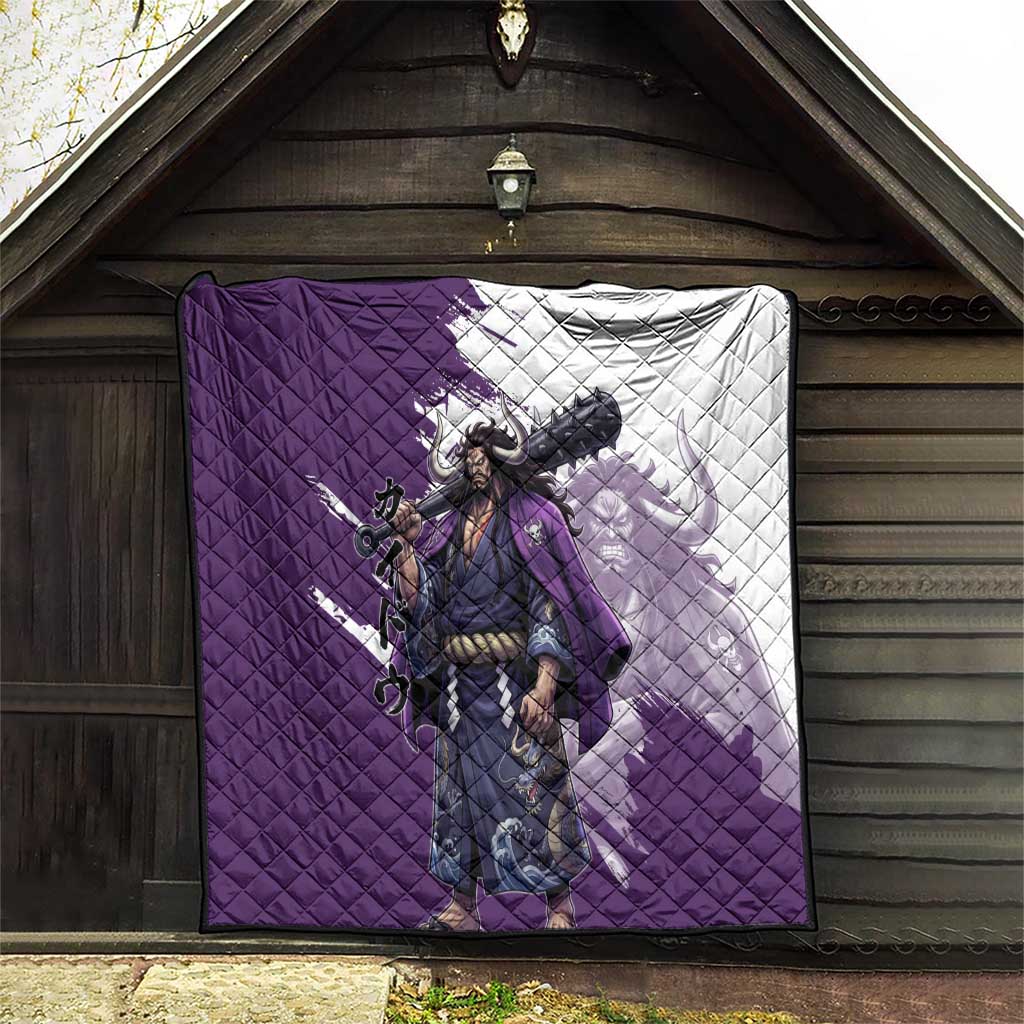 Kaido Anime Quilt One Piece Oni Warlord Graphic