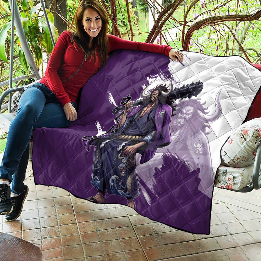 Kaido Anime Quilt One Piece Oni Warlord Graphic