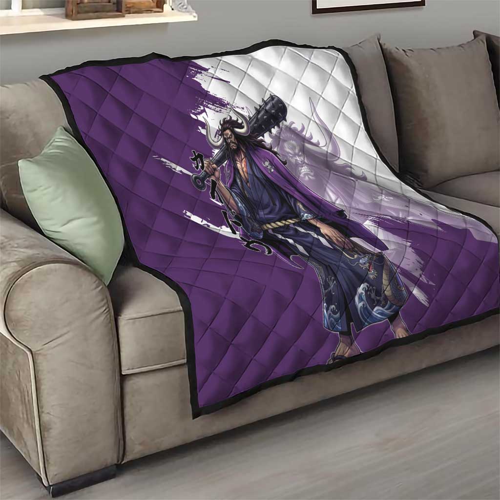 Kaido Anime Quilt One Piece Oni Warlord Graphic