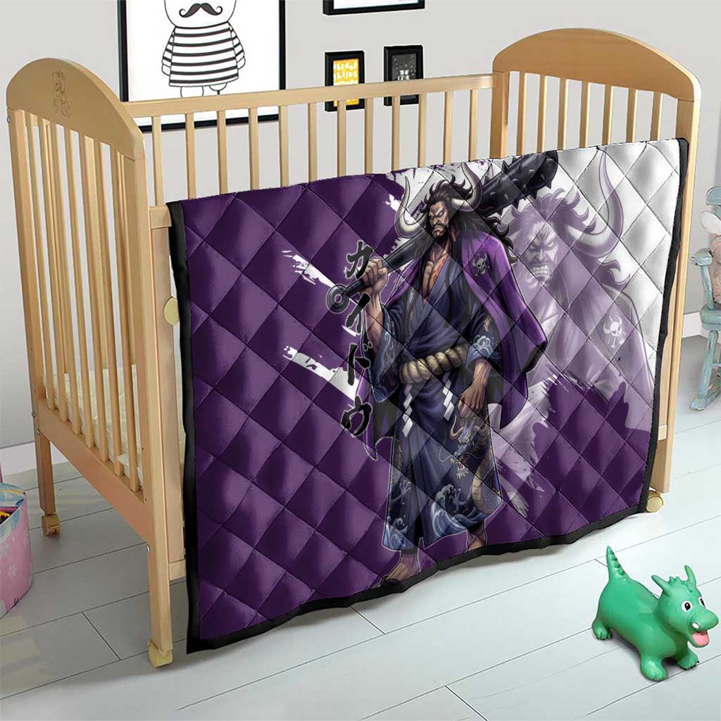 Kaido Anime Quilt One Piece Oni Warlord Graphic