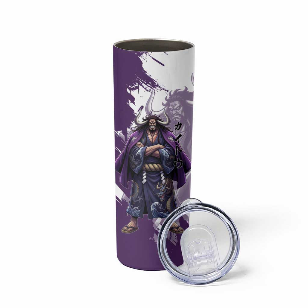 Kaido Anime Skinny Tumbler One Piece Oni Warlord Graphic