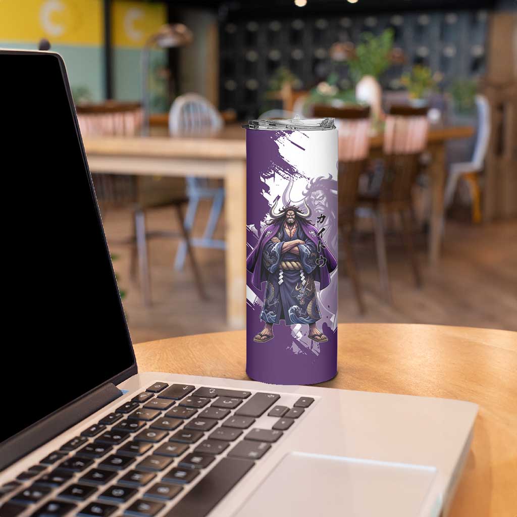 Kaido Anime Skinny Tumbler One Piece Oni Warlord Graphic