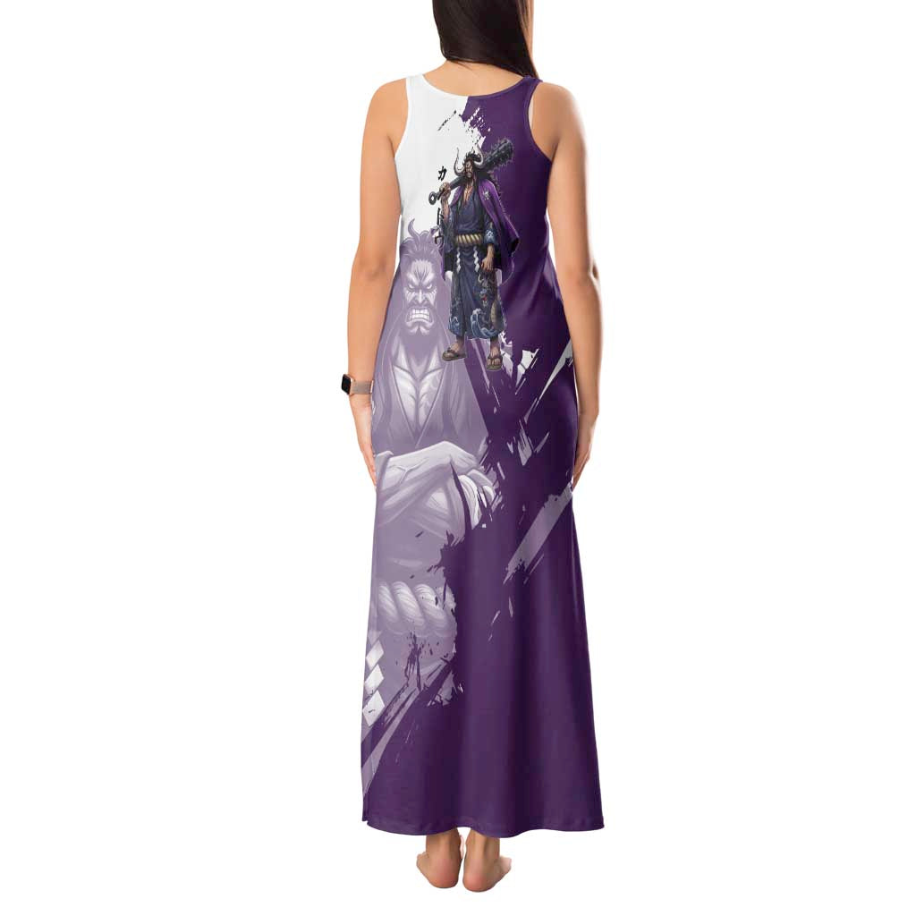 Kaido Anime Tank Maxi Dress One Piece Oni Warlord Graphic
