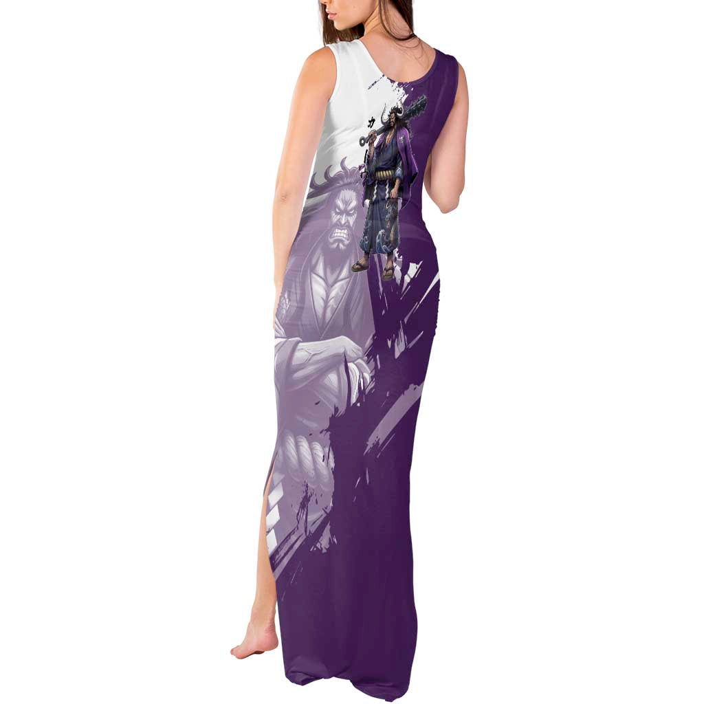 Kaido Anime Tank Maxi Dress One Piece Oni Warlord Graphic