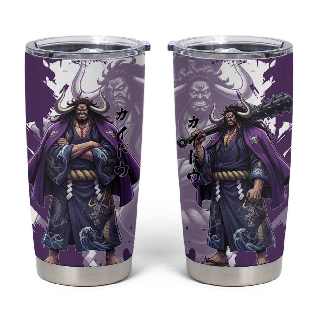 Kaido Anime Tumbler Cup One Piece Oni Warlord Graphic