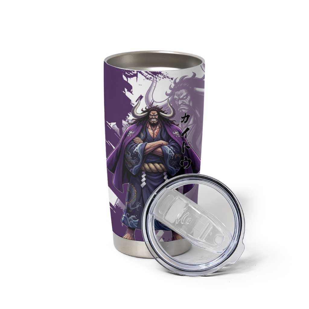Kaido Anime Tumbler Cup One Piece Oni Warlord Graphic