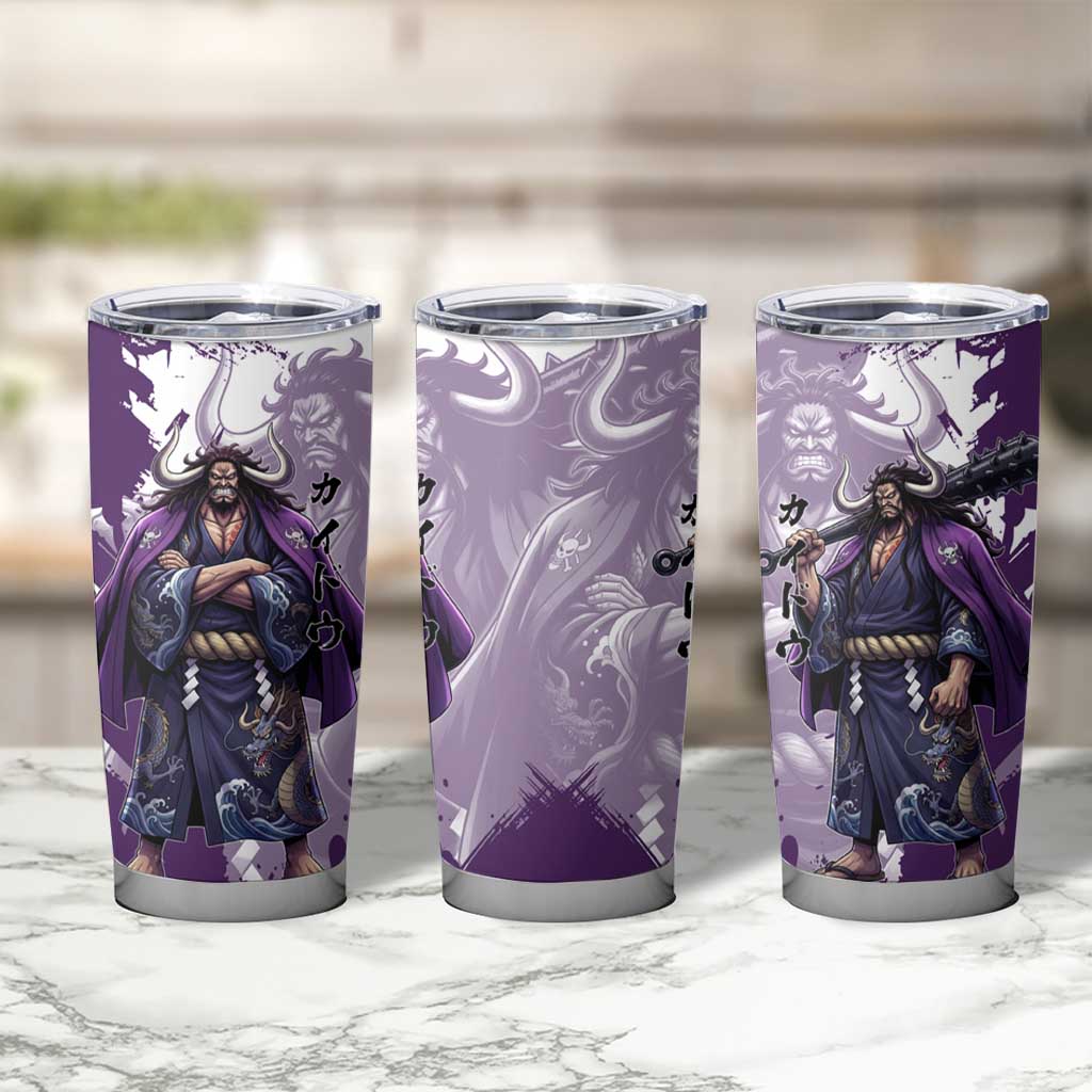 Kaido Anime Tumbler Cup One Piece Oni Warlord Graphic
