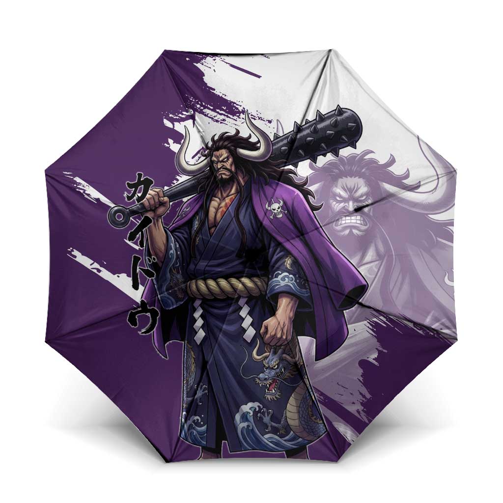 Kaido Anime Umbrella One Piece Oni Warlord Graphic