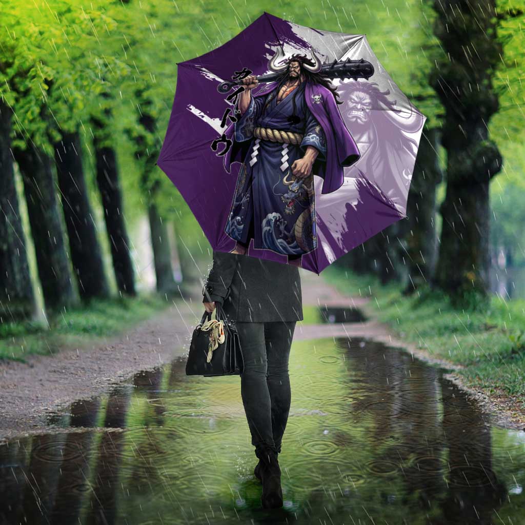 Kaido Anime Umbrella One Piece Oni Warlord Graphic
