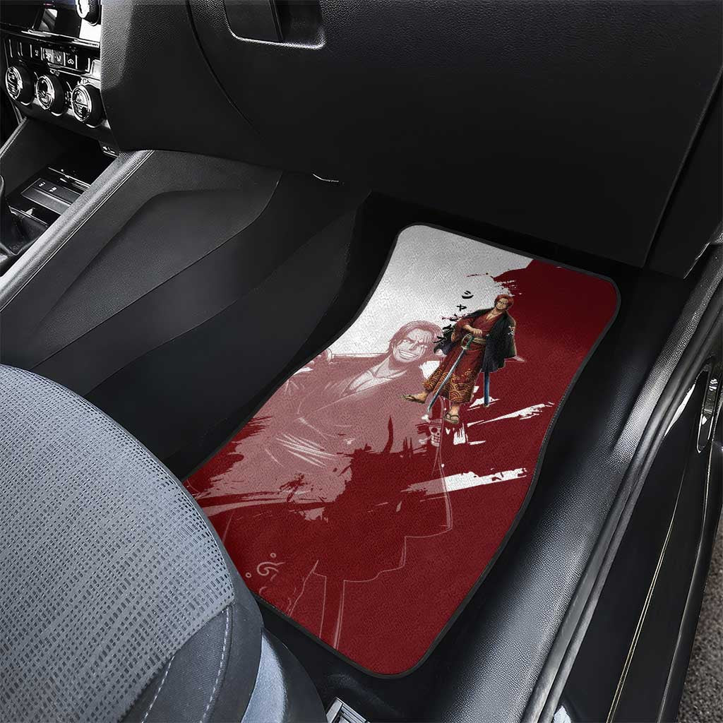 One Piece Shanks Red Hair Car Mats Japanese Anime Graphic