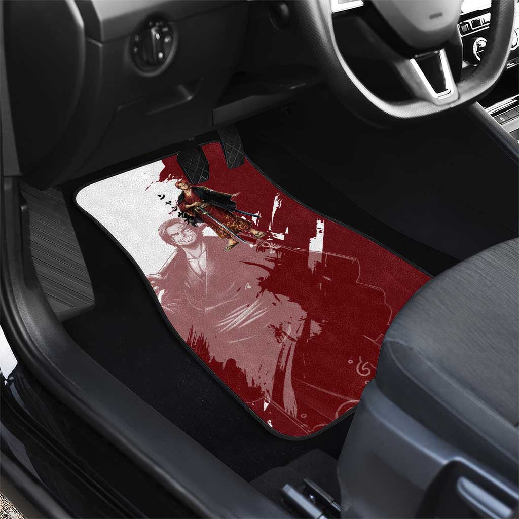 One Piece Shanks Red Hair Car Mats Japanese Anime Graphic