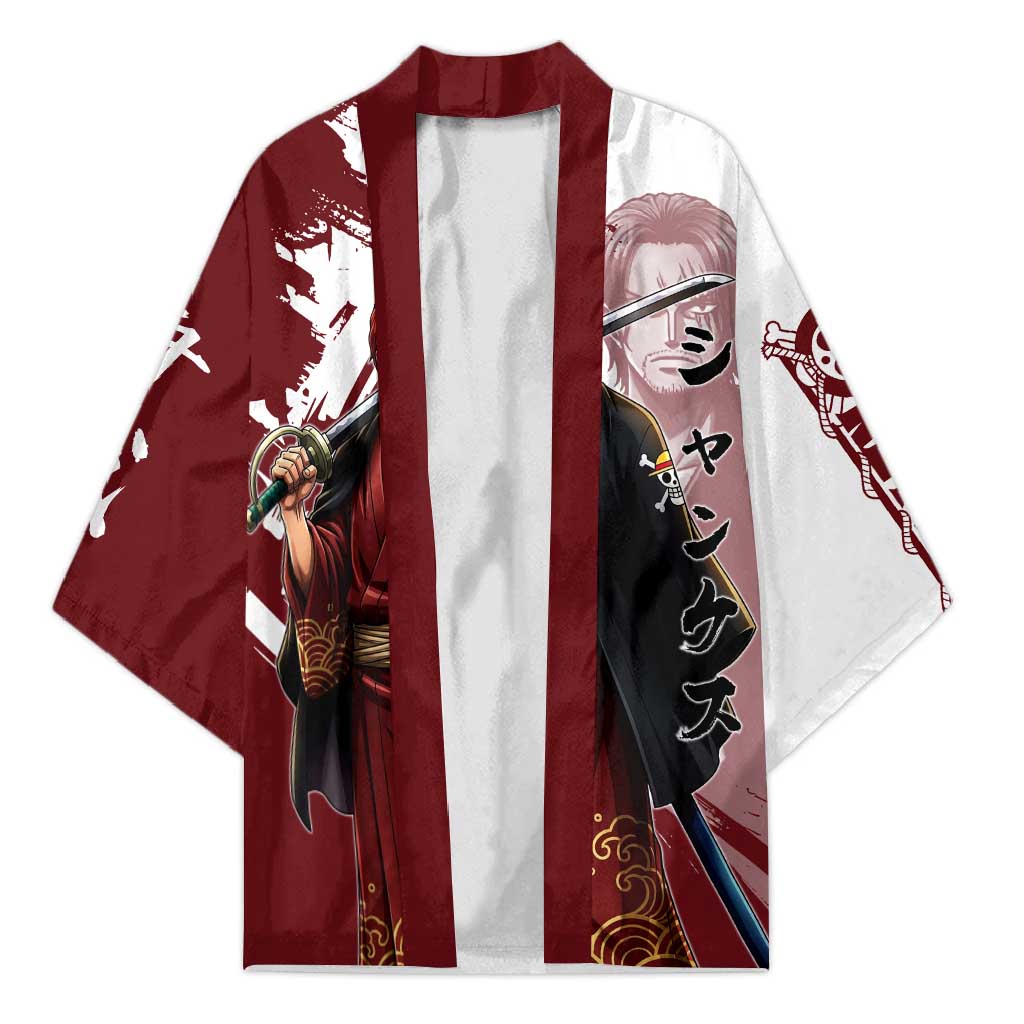 One Piece Shanks Red Hair Kimono Japanese Anime Graphic