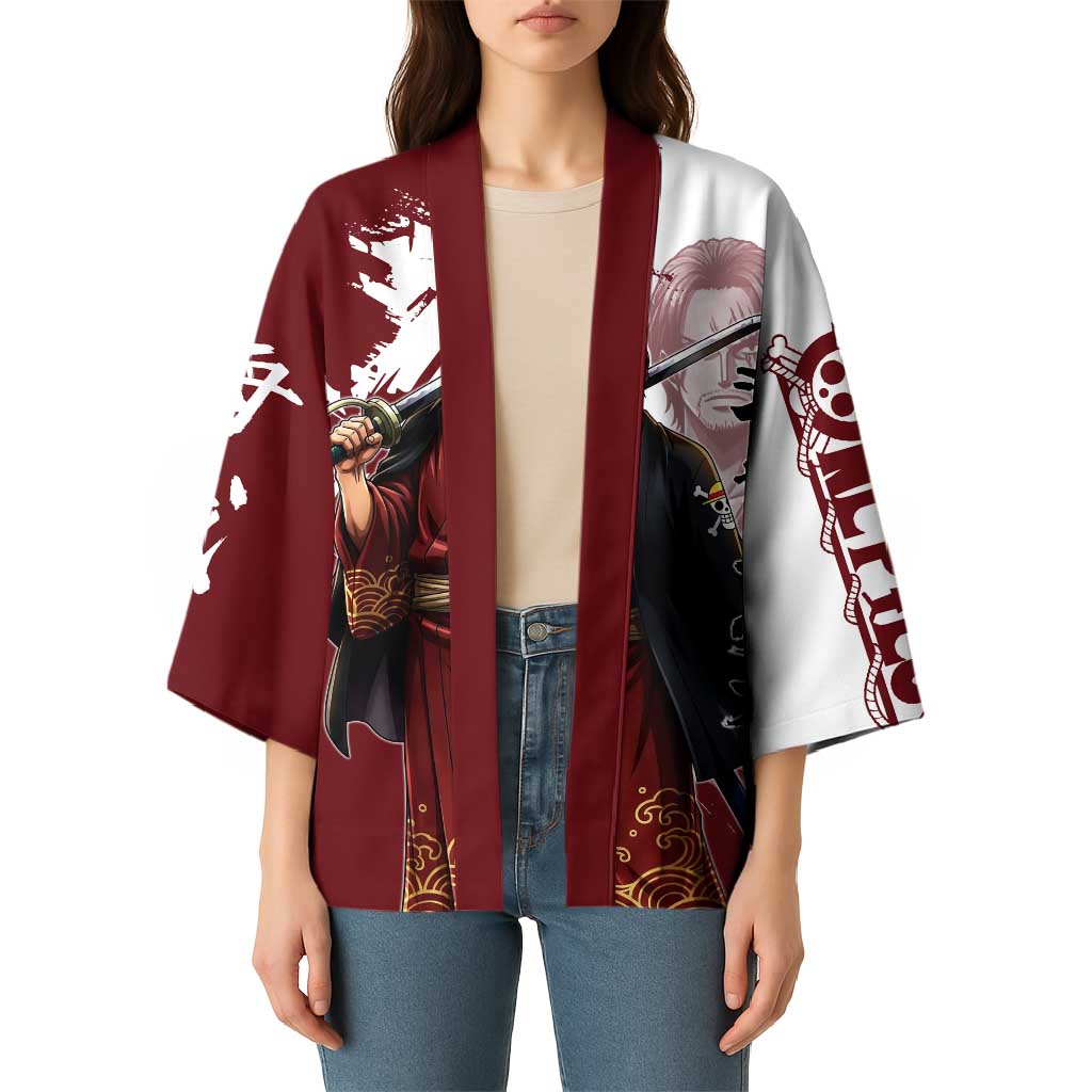 One Piece Shanks Red Hair Kimono Japanese Anime Graphic