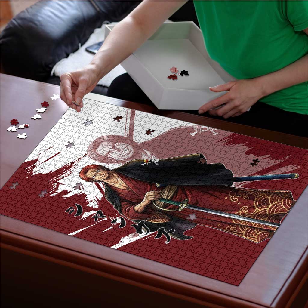 One Piece Shanks Red Hair Puzzle Japanese Anime Graphic